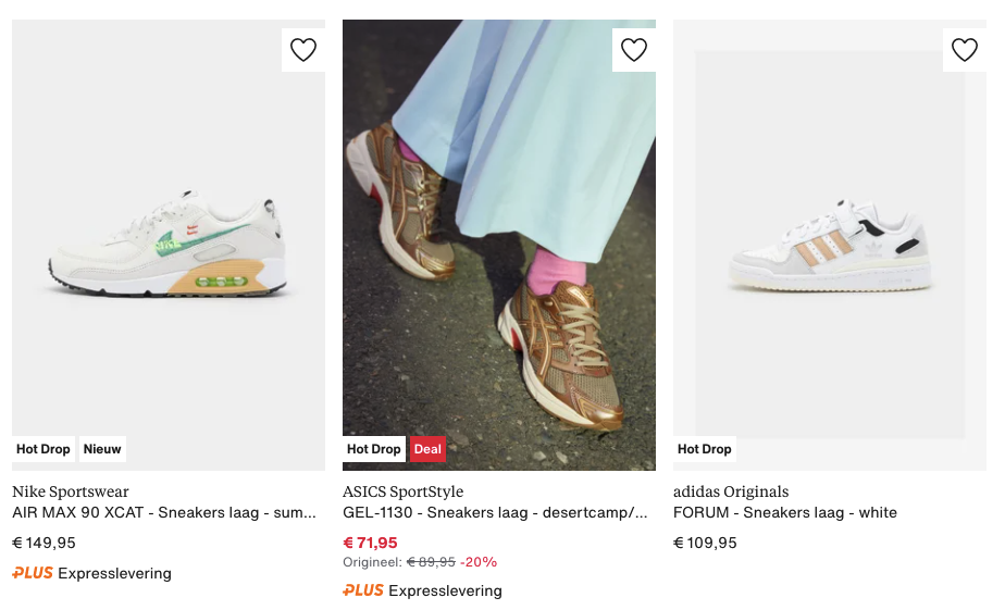 Aan de slag met conversie optimalisatie voor jouw webshop: 15 quick wins 13 Extra banners Productpagina Zalando Joyca Kuijpers