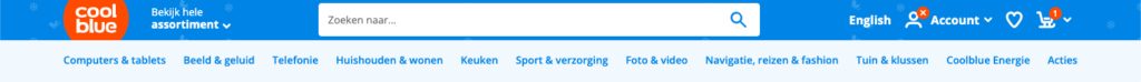 Aan de slag met conversie optimalisatie voor jouw webshop: 15 quick wins 21 Zoekbalk Coolblue Joyca Kuijpers